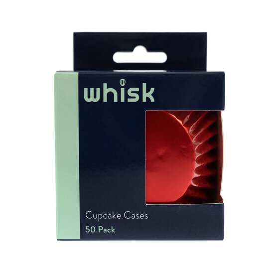 Whisk Red Foil Cupcake Cases 50 Pack image number 4