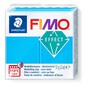 Fimo Effect Translucent Blue Modelling Clay 56g image number 1
