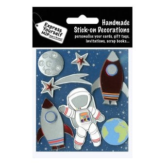 Express Yourself Space Rocket Card Toppers 7 Pieces