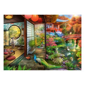 Ravensburger Japanese Gardens Teahouse Jigsaw Puzzle 1000 Pieces