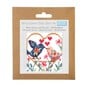 Trimits Love Birds Mini Cross Stitch Kit 13cm x 13cm image number 1