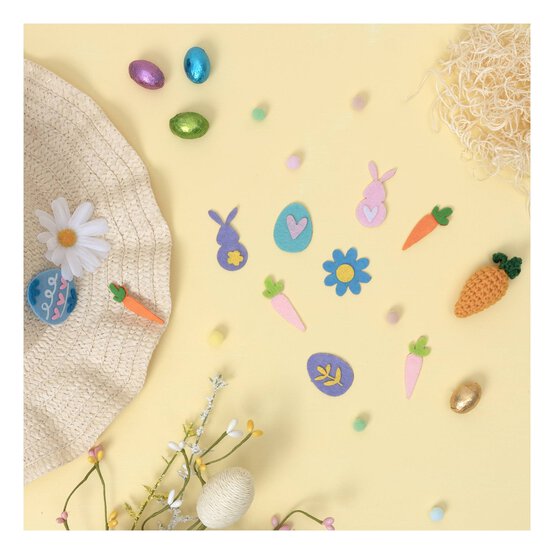 Easter Felt Stickers 48 Pack image number 2