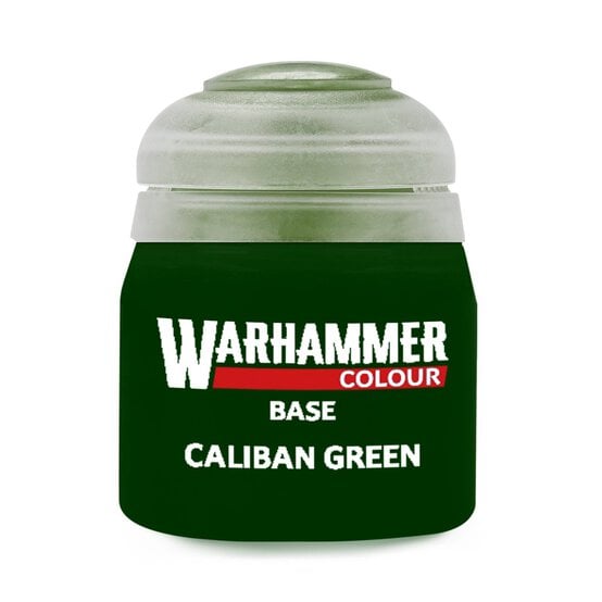 Warhammer Caliban Green Base Paint 12ml image number 1