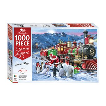Mindbogglers Santa's Train Jigsaw Puzzle 1000 Pieces