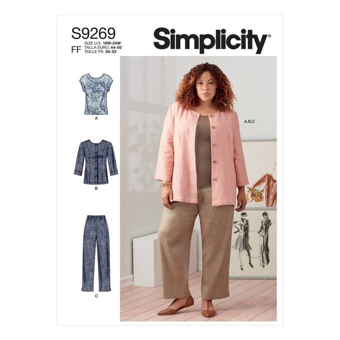 Simplicity Women’s Separates Sewing Pattern S9269 (26-32) image number 1