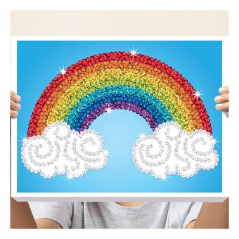 Kitfix Rainbow Sequin Art Red Kit