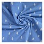 Blue Geo Print Cotton Spandex Jersey Fabric by the Metre image number 1