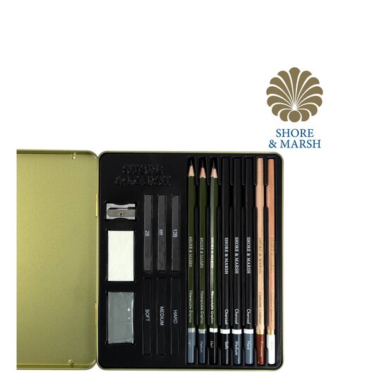 Shore & Marsh Mixed Sketching Set 17 Pieces