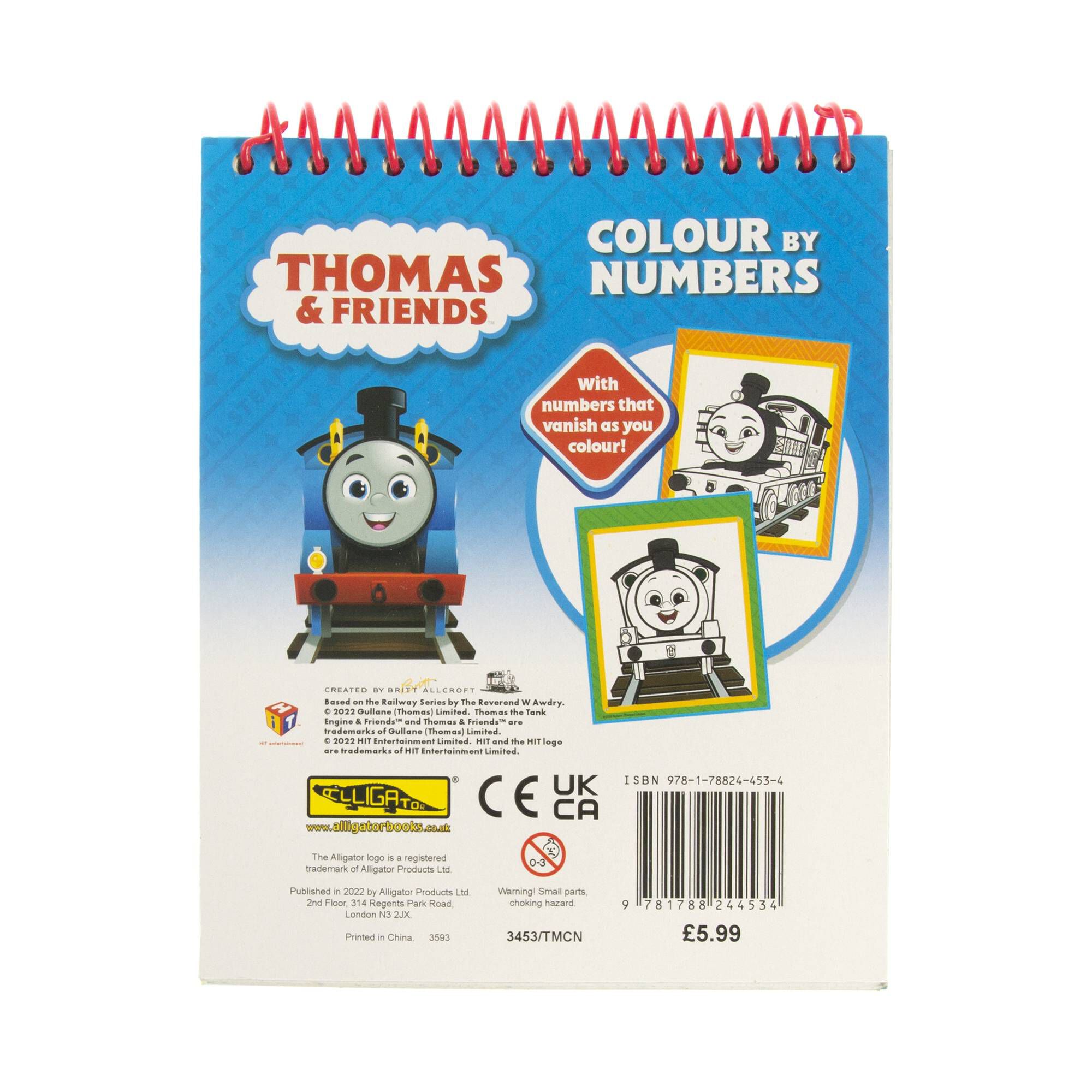 Thomas & Friends Colour by Numbers | Hobbycraft