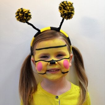 Bee Face Painting Tutorial