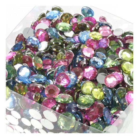Round Pastel Colour Acrylic Stones