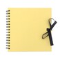 Spiral Bound Pastel Yellow Scrapbook 12 x 12 Inches image number 1