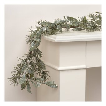 Frosted Leaf Garland 1.5m