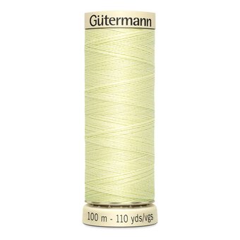 Gutermann Yellow Sew All Thread 100m (292)