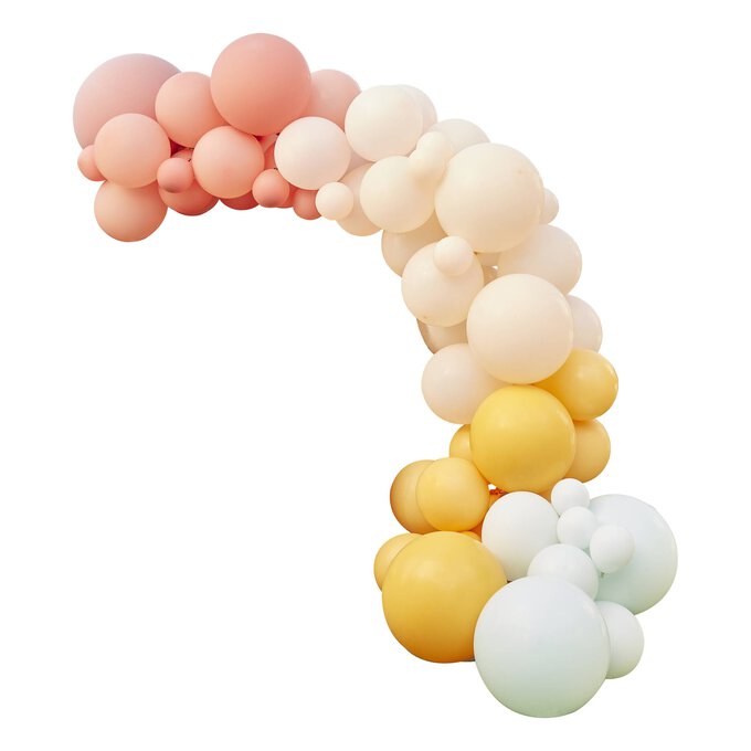 Ginger Ray Muted Pastel Balloon Arch Kit Hobbycraft