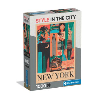 Clementoni Style in the City NY Jigsaw Puzzle 1000 Pieces