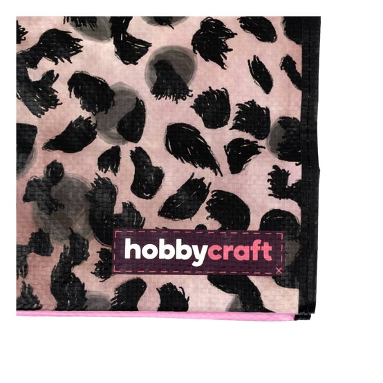 Pink Leopard Woven Bag for Life image number 3