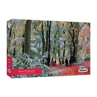 Gibsons Snow in Autumn Jigsaw Puzzle 636 Pieces
