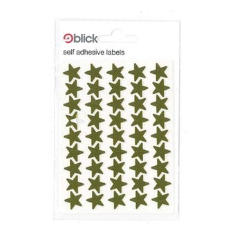 Blick Star Labels 135 Pack Gold
