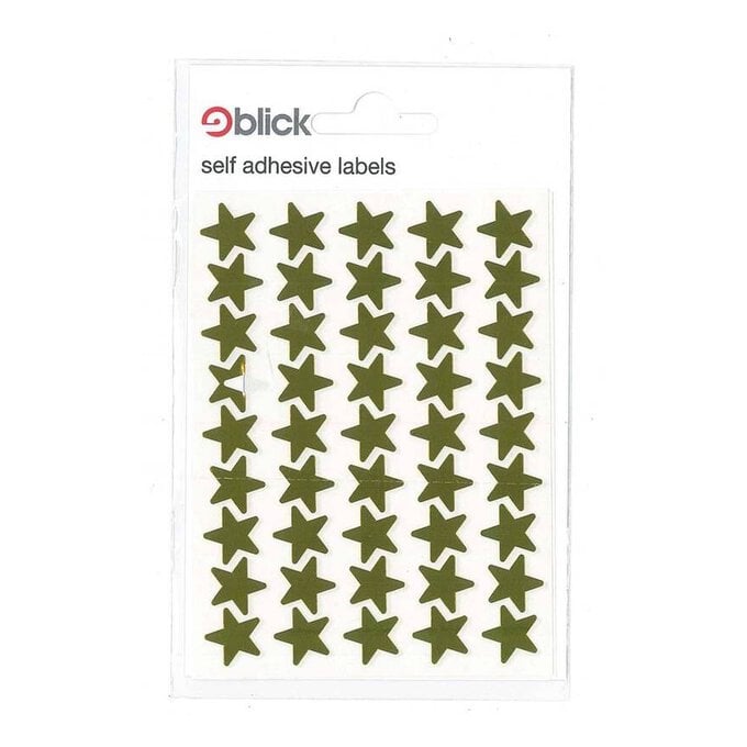 Blick Star Labels 135 Pack Gold image number 1
