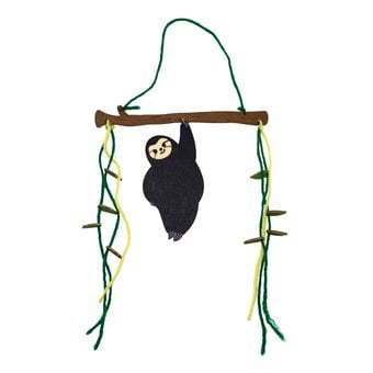 Make Your Own Wooden Hanging Sloth Kit image number 2