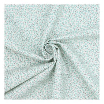 Teal Sophie Basic Cotton Fabric by the Metre
