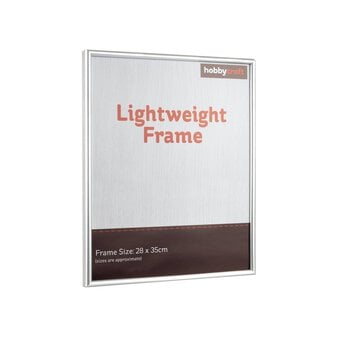 Silver Lightweight Frame 28cm x 35cm image number 3