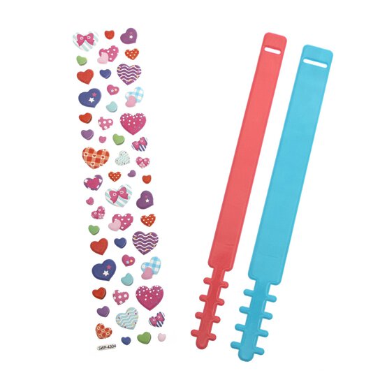 Heart Sticker Bracelet Set 2 Pack image number 3