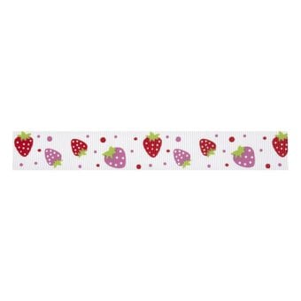 Strawberry Cotton Ribbon 20mm x 5m
