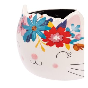 Ceramic Cat Yarn Bowl 16cm image number 4