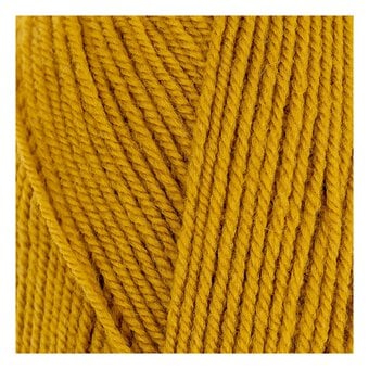 James C Brett Mustard Croftland Aran Yarn 200g