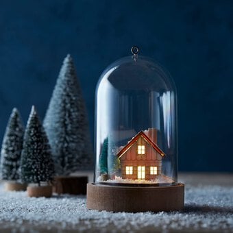 How to Make a Festive Cloche Decoration