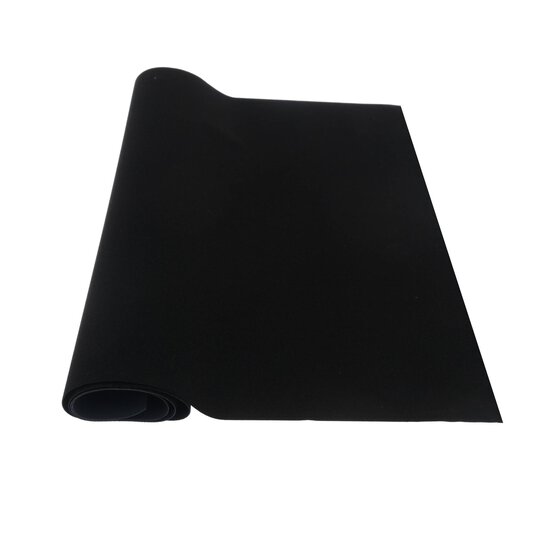 Black Flock Iron-On Vinyl 12 x 24 Inches image number 2