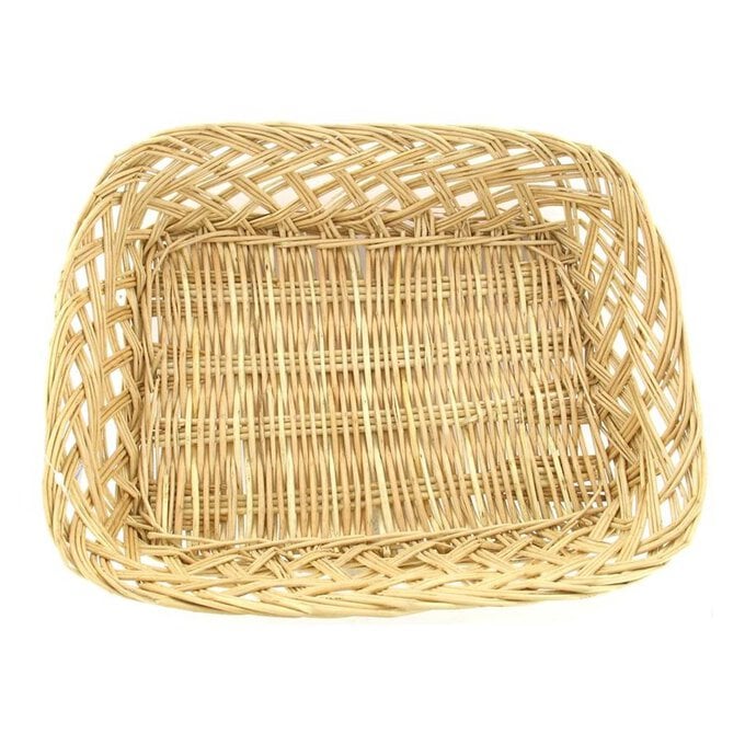 Rectangular Wicker Basket 31cm x 24cm  image number 1