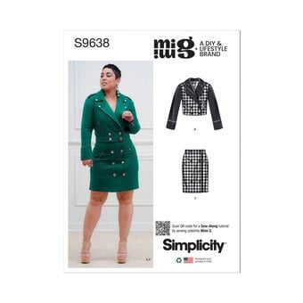 Simplicity Jacket and Skirt Sewing Pattern S9638 (16-24)