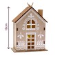 Hanging Wooden LED House 13cm image number 4