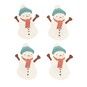 Snowman Card Toppers 4 Pack image number 1