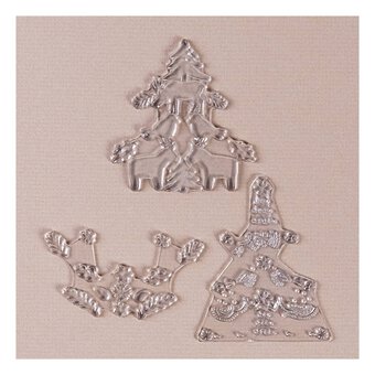 Sizzix Folk Tree Layered Stamp Set 3 Pieces