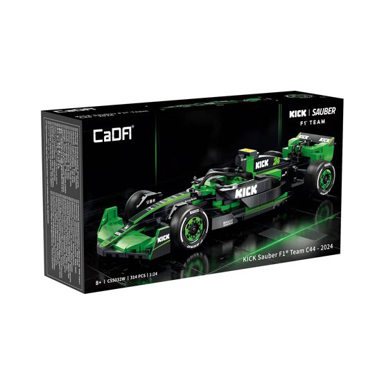 CaDA KICK Sauber F1 Team C44 314 Pieces image number 1
