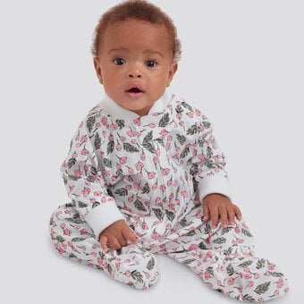 Simplicity Baby Jumpsuit Sewing Pattern S9195 (XXS-L) image number 4