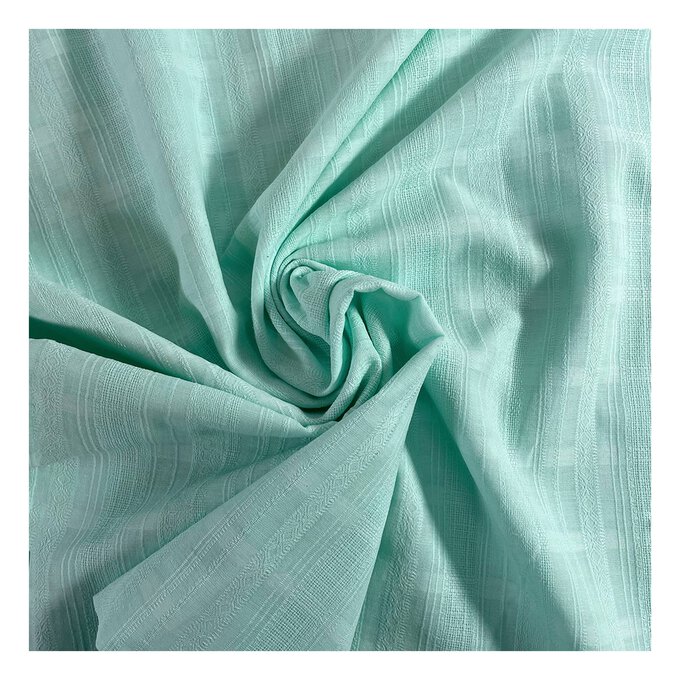 Green Linen Weave Fabric by the Metre image number 1