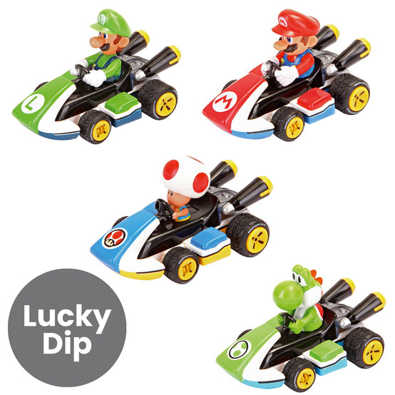Assorted Mario Kart Pull and Speed Vehicle image number 1