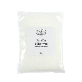 House of Crafts Paraffin Pillar Wax 1kg image number 3