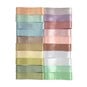 Pastel Satin Faced Ribbons 25mm x 1m 20 Pack image number 1