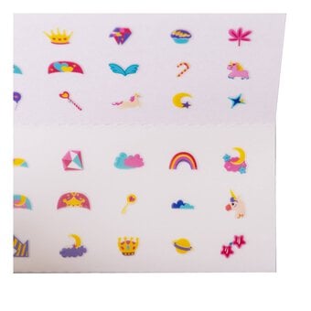 Unicorns Nail Stickers and Tattoos Kit image number 4
