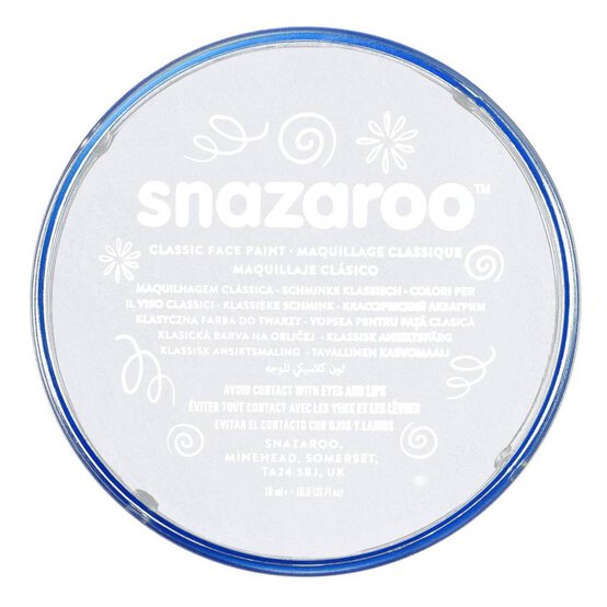 Snazaroo White Compact Face Paint : 18Ml