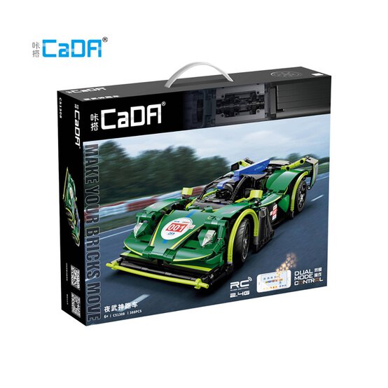 CaDA RC Emerald Deity Sports Car 388 Pieces  image number 1