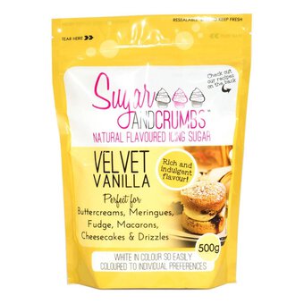 Sugar and Crumbs Velvet Vanilla Natural Flavoured Icing Sugar 500g