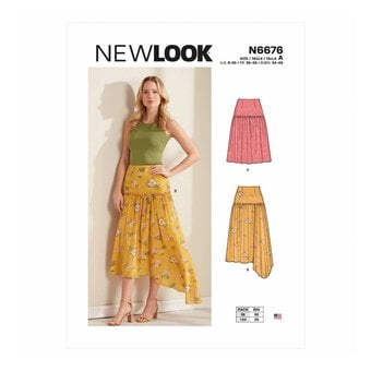 New Look Women's Skirt Sewing Pattern N6676