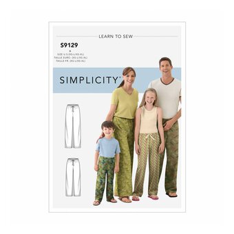Simplicity Unisex Sleepwear Sewing Pattern S9129
